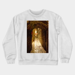 Archway Over Alley, Split Crewneck Sweatshirt